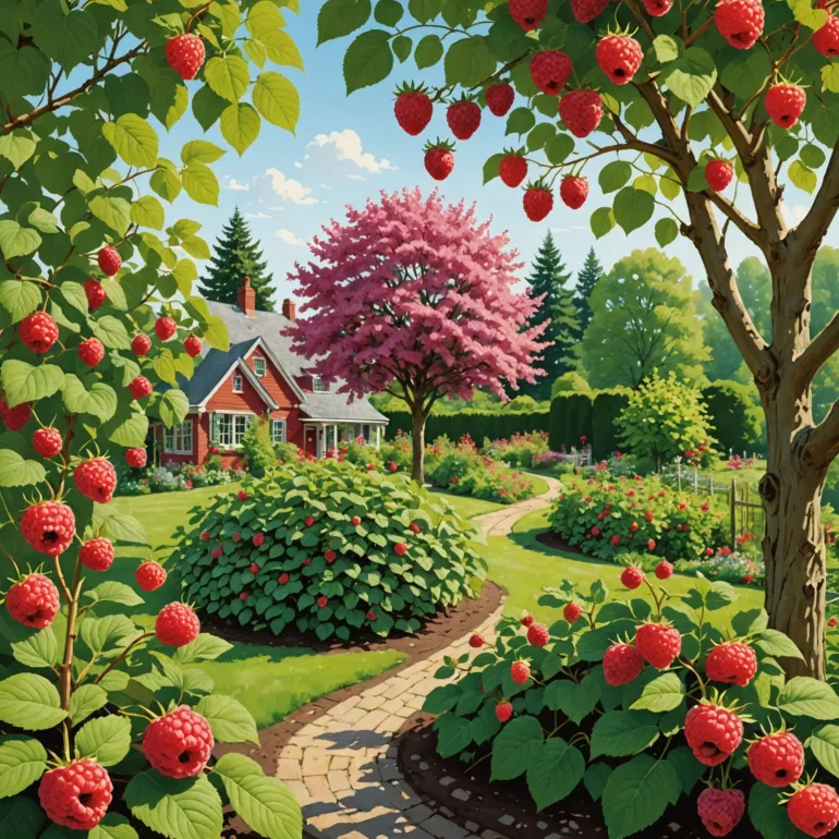 Искусство ухода за садом: как обрезка ремонтантной малины весной и правильный выбор яблони роялти улучшат ваш урожай